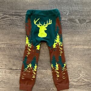 Doodle Pants Medium Baby 12-18 Month Deer/Woodland Cozy Leggings